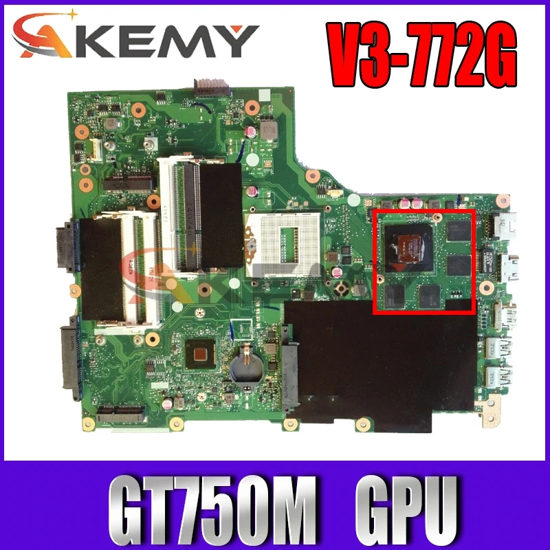 V3-772G motherboard FOR ACER aspire V3-772 V3-772G E1-772G laptop motherboard EA VA70HW GPU GT750M DDR3 100% test work
V3-772G motherboard FOR ACER aspire V3-772 V3-772G E1-772G laptop motherboard EA VA70HW GPU GT750M DDR3 100% test work