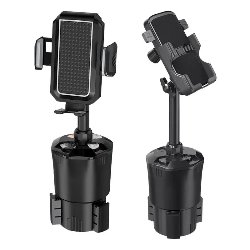 Universal Phone Holder Cup Mount For Car 360 Adjustable Car Phone Holder With Drink Cup Tray And Coin Storage Box for automobile
Universal Phone Holder Cup Mount For Car 360 Adjustable Car Phone Holder With Drink Cup Tray And Coin Storage Box for automobile