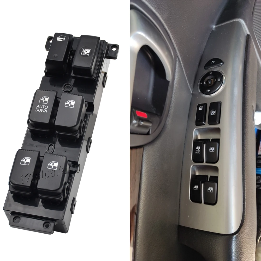 For Hyundai Santa Fe CM 93570-2B000S4 371491-110 2007 2008 2009 2010 2011 Front Left Master Power Window Switch Control Button
For Hyundai Santa Fe CM 93570-2B000S4 371491-110 2007 2008 2009 2010 2011 Front Left Master Power Window Switch Control Button