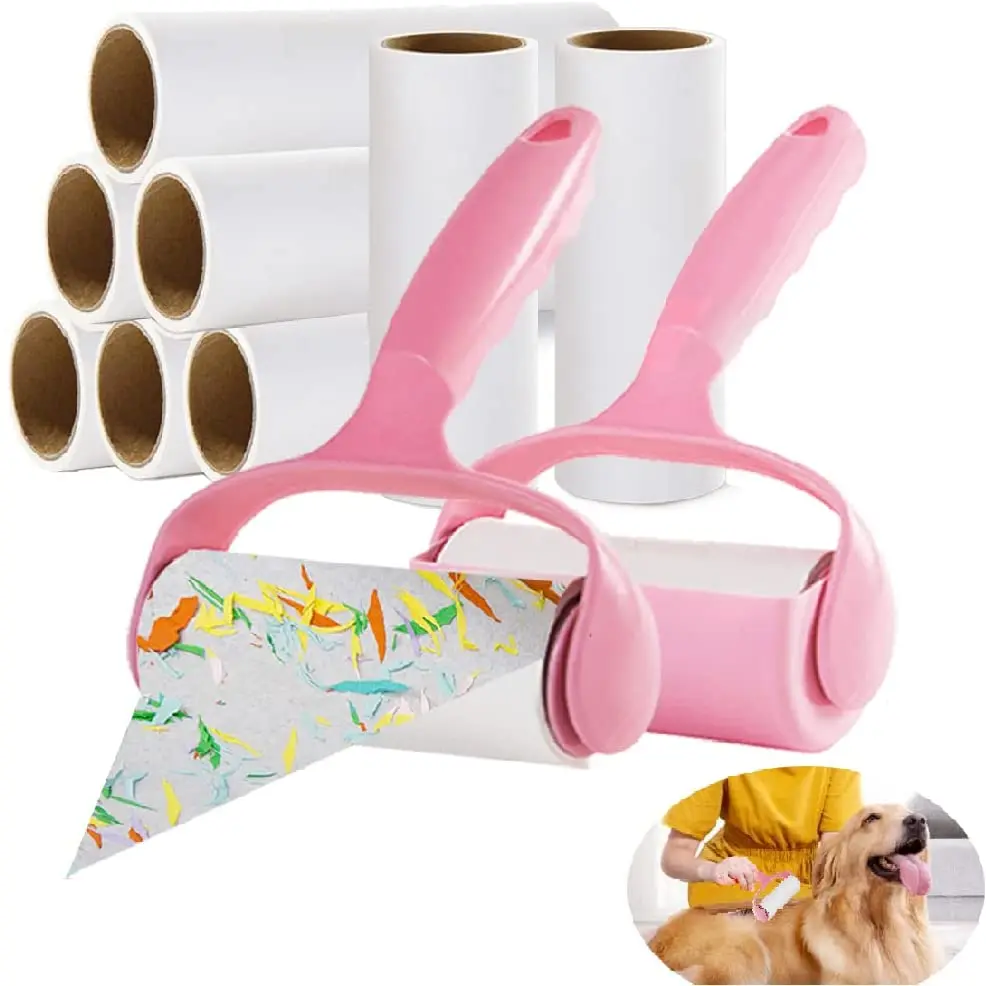 Lint Rollers for Pet Hair Extra Sticky Lint Roller with 2 Handle+10 Rollers,Mega Value Lint Remover Rollers for Pet Cat Dog Hair
Lint Rollers for Pet Hair Extra Sticky Lint Roller with 2 Handle+10 Rollers,Mega Value Lint Remover Rollers for Pet Cat Dog Hair