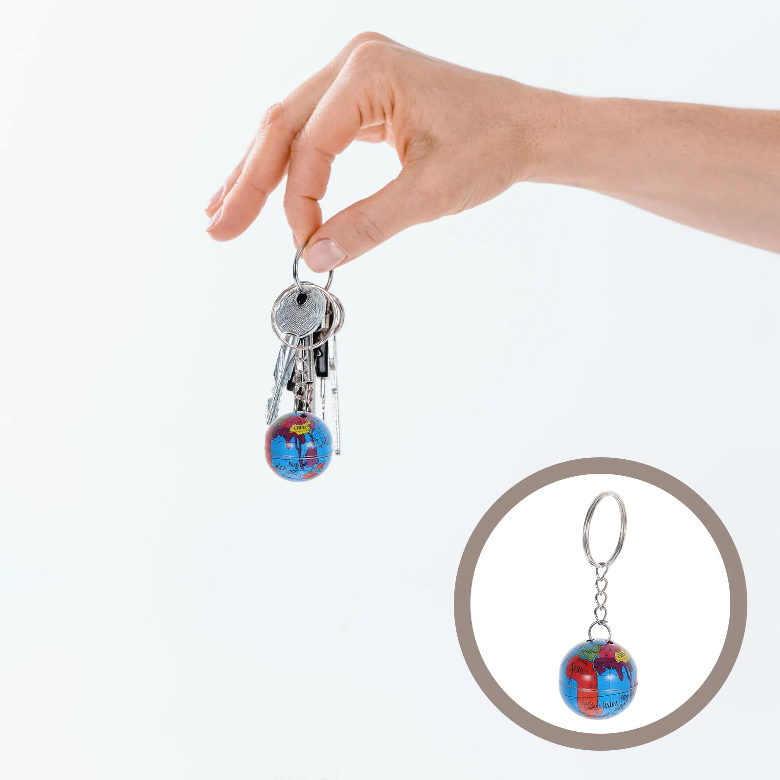 Globe Key Pendant Keyring Earth Keychain Ring Chain Charms Bag Backpack Hanging Charm Handbag Purse Kids Ornament Gift World
Globe Key Pendant Keyring Earth Keychain Ring Chain Charms Bag Backpack Hanging Charm Handbag Purse Kids Ornament Gift World