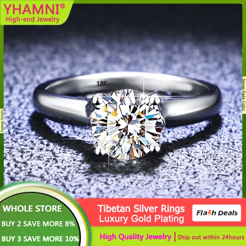 Classic 4 Prong Inlay 2 Carat Zirconia Diamant Rings With Credentials High Quality 18K White Gold Color Tibetan Silver Rings
Classic 4 Prong Inlay 2 Carat Zirconia Diamant Rings With Credentials High Quality 18K White Gold Color Tibetan Silver Rings