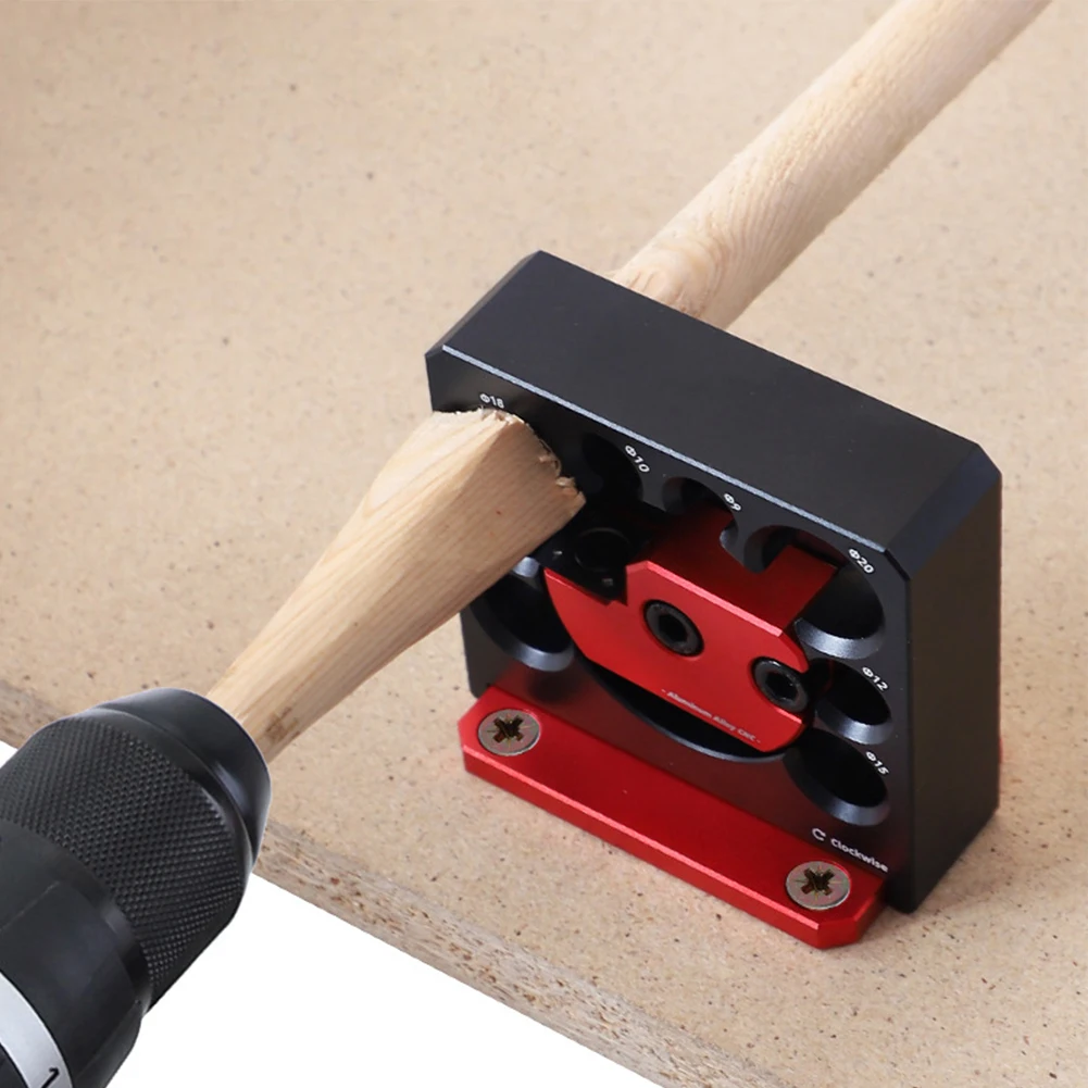 Woodworking Auxiliary Tool Adjustable Dowel Maker Jig With Carbide Blades for Electric Drill Milling of Rods and Round Holes
Woodworking Auxiliary Tool Adjustable Dowel Maker Jig With Carbide Blades for Electric Drill Milling of Rods and Round Holes