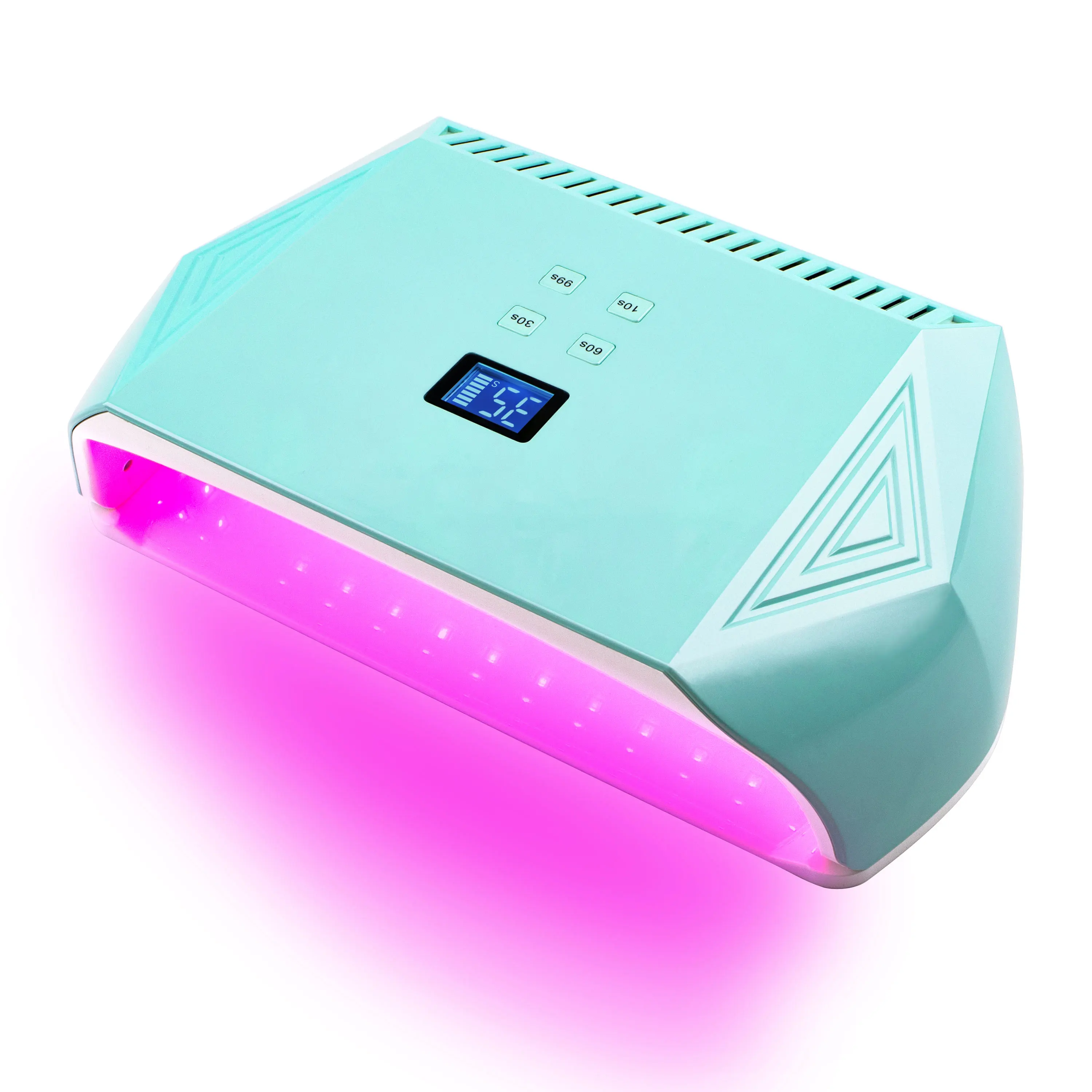 

Custom Private Logo Professional 128W Powerful Dual Hand Cordless LED Light Nail Lamp Polish Dryer for Curing 2 Hands