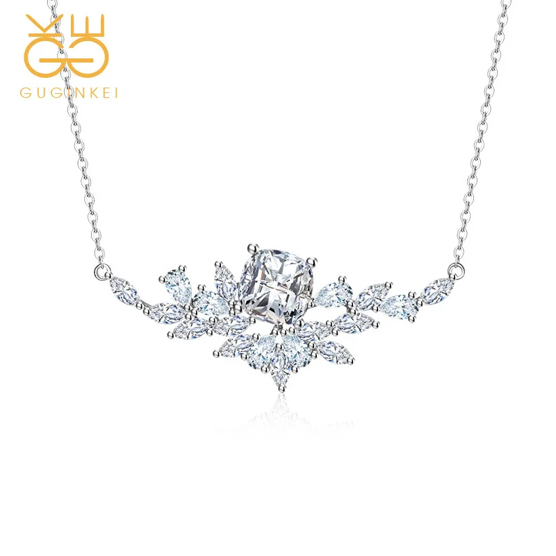 GUGINKEI 6 Colors Luxury Red Yellow Pink Green Zircon Pendant Necklaces Silver 925 Jewelry 925 Sterling Silver Necklace Gift
GUGINKEI 6 Colors Luxury Red Yellow Pink Green Zircon Pendant Necklaces Silver 925 Jewelry 925 Sterling Silver Necklace Gift