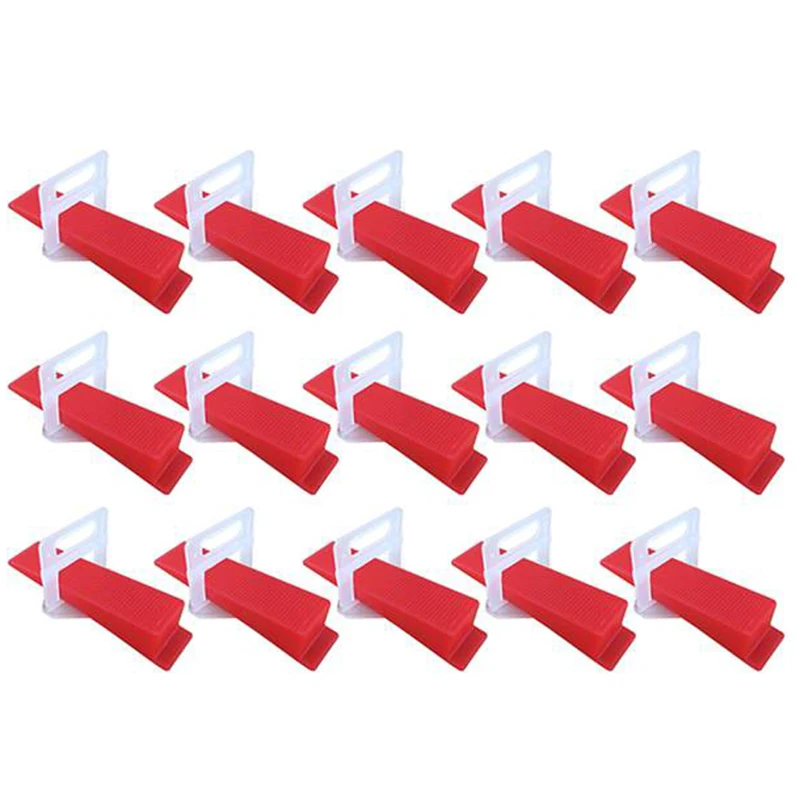 Wall Tile Leveling System 1.5 mm 300 Clips + 100 Wedges + 1 Piece of Pliers Plastic Paving Tool Tile Tool Tile Spacer
Wall Tile Leveling System 1.5 mm 300 Clips + 100 Wedges + 1 Piece of Pliers Plastic Paving Tool Tile Tool Tile Spacer