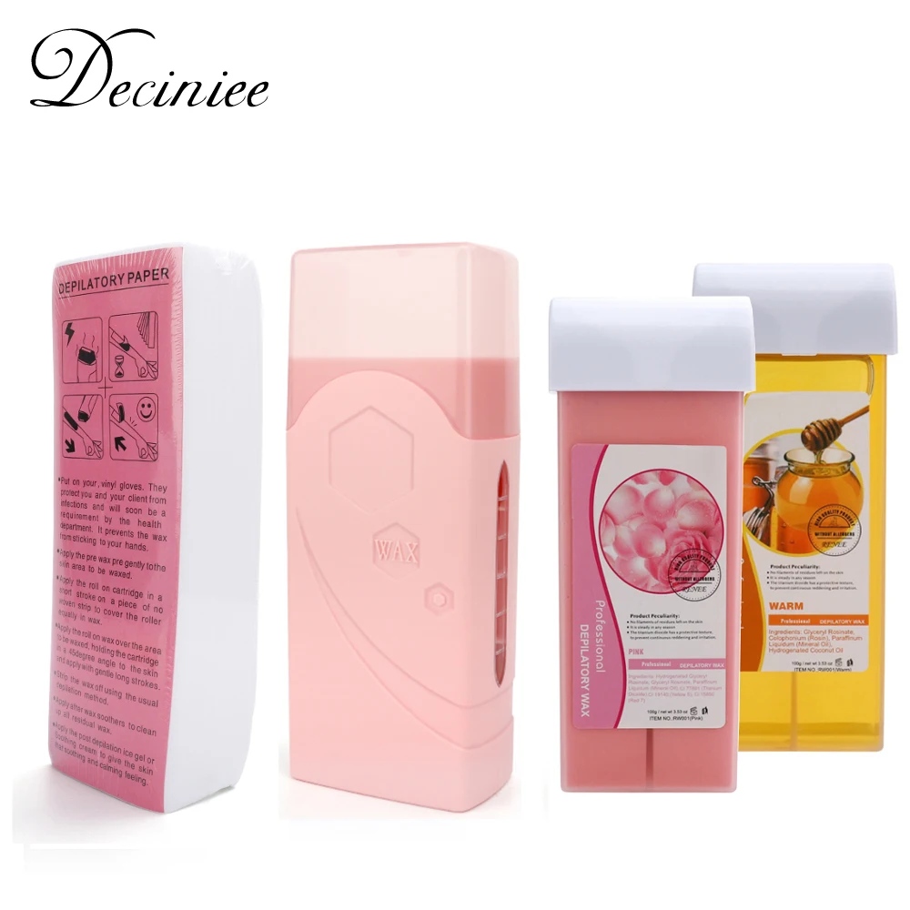 Epilator 3/4in1 Roll-On Cartridge Depilatory Paraffin Wax Heater Waxing Paper Hair Removal Set Depilation Tools Suit Home Salon
Epilator 3/4in1 Roll-On Cartridge Depilatory Paraffin Wax Heater Waxing Paper Hair Removal Set Depilation Tools Suit Home Salon