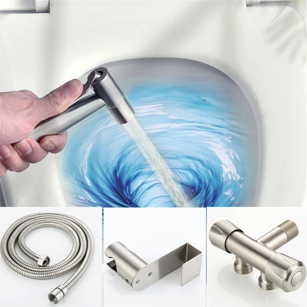 Handheld Toilet Bidet Sprayer Shower Head Wall Mounted Portable Bidet Bathroom Faucets Toilet Sprinkler Hygienic Shower(not Set)
Handheld Toilet Bidet Sprayer Shower Head Wall Mounted Portable Bidet Bathroom Faucets Toilet Sprinkler Hygienic Shower(not Set)