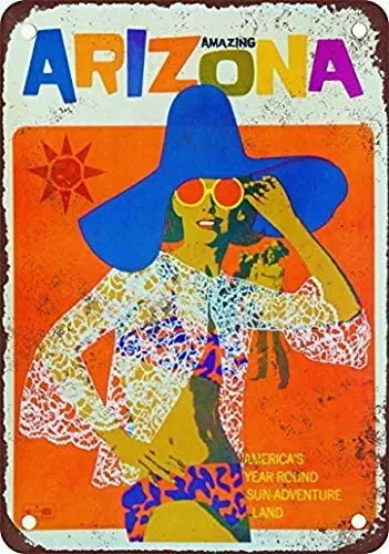 Nuevo estaño signo de viaje de Arizona Retro Vintage de póster de aluminio signo de Metal decoración de la pared 8x12 pulgadas
Nuevo estaño signo de viaje de Arizona Retro Vintage de póster de aluminio signo de Metal decoración de la pared 8x12 pulgadas