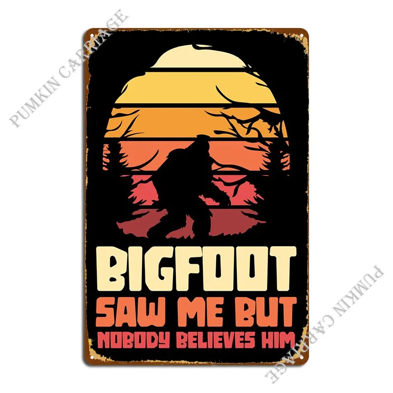 Металлический плакат Bigfoot Saw Me, Настенный декор для кинотеатра, Настенный декор, жестяной плакат
Металлический плакат Bigfoot Saw Me, Настенный декор для кинотеатра, Настенный декор, жестяной плакат