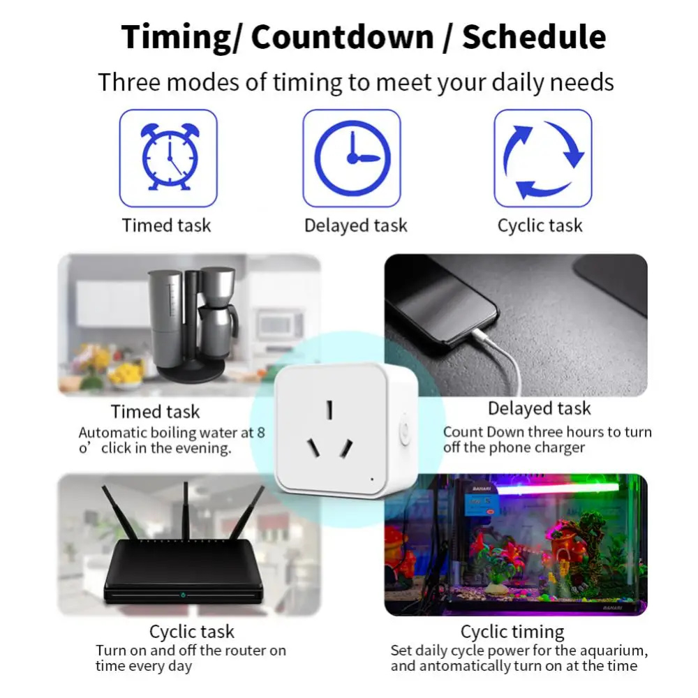 Tuya Power Outlet Voice Control Au Smart Socket For Tuya Smart Life App Work With Alexa Google Home Wifi Smart Plug Smart Home
Tuya Power Outlet Voice Control Au Smart Socket For Tuya Smart Life App Work With Alexa Google Home Wifi Smart Plug Smart Home