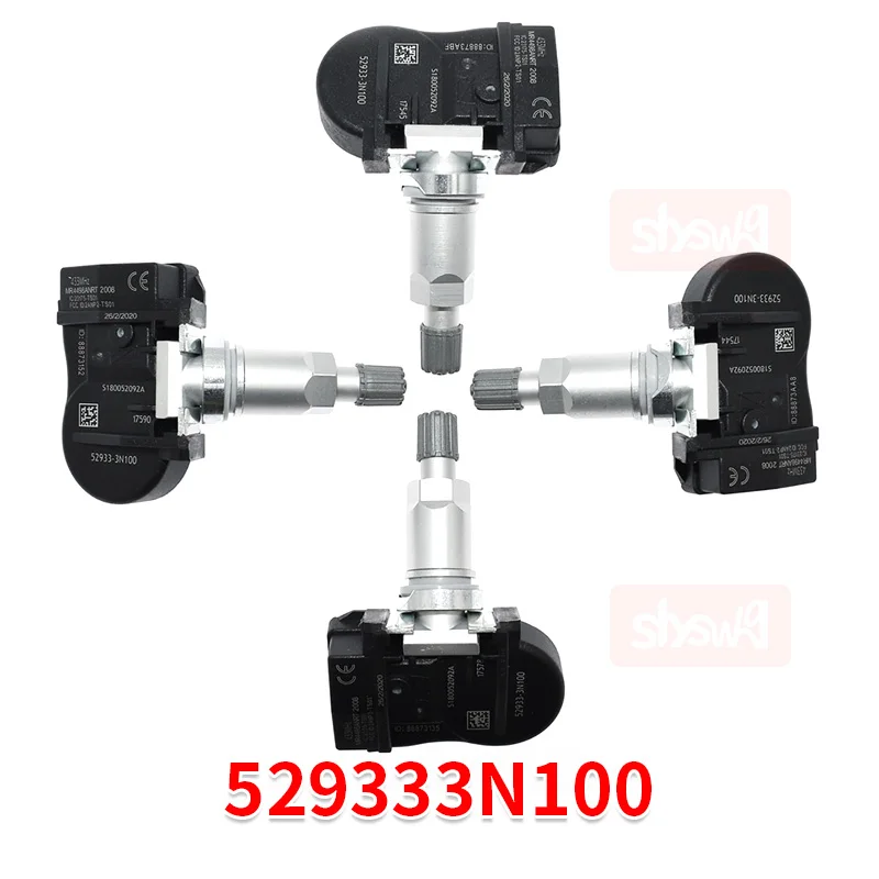 4Pcs TPMS 529333N100 Tyre Pressure Sensor For Hyundai Accent Elantra Genesis Equus Santa Fe for KIA
4Pcs TPMS 529333N100 Tyre Pressure Sensor For Hyundai Accent Elantra Genesis Equus Santa Fe for KIA