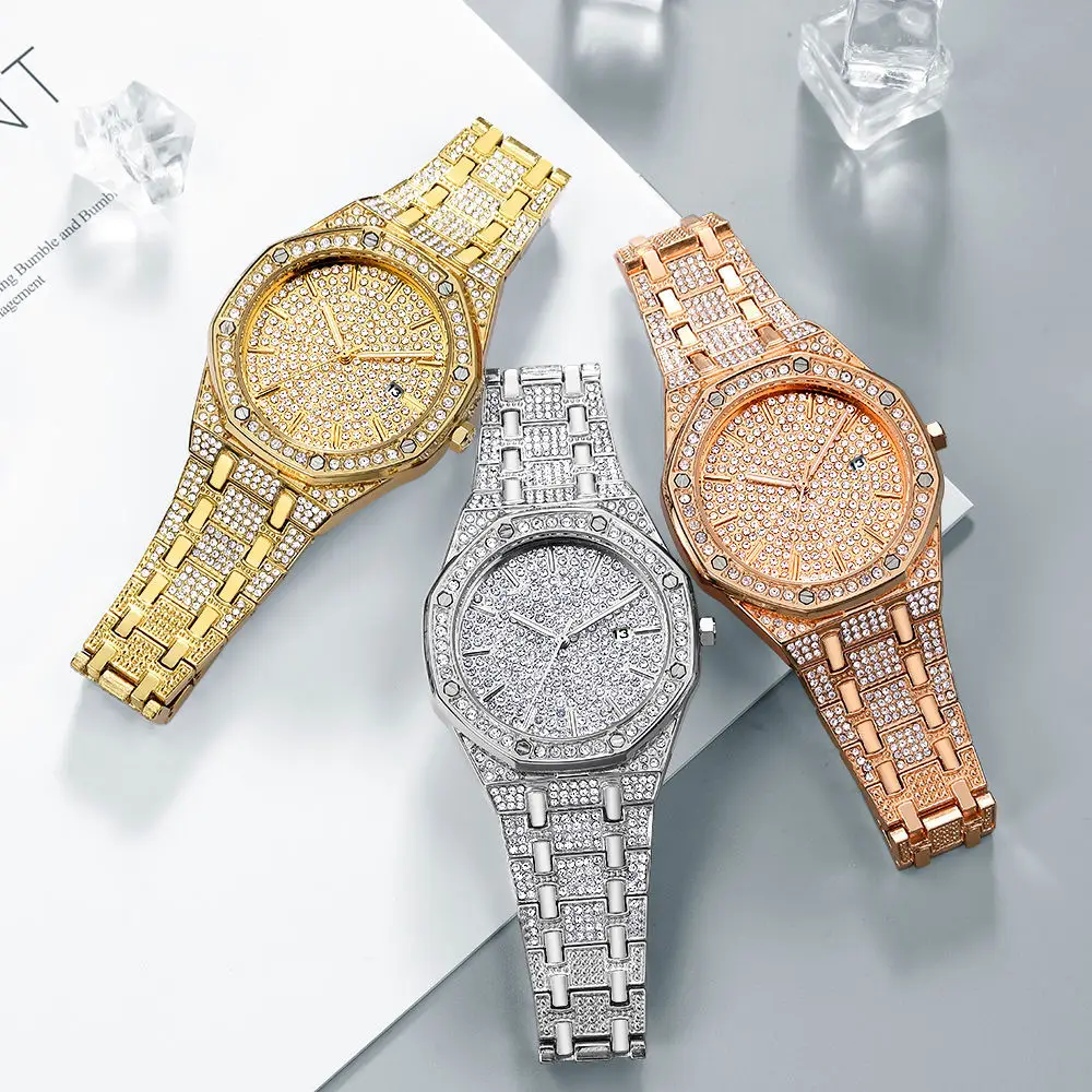 2022 Top Brand Luxury Male Quartz Gold Watch Men Luxury Brand Diamond Mens Watches Calender Unique Gift For Men
2022 Top Brand Luxury Male Quartz Gold Watch Men Luxury Brand Diamond Mens Watches Calender Unique Gift For Men
