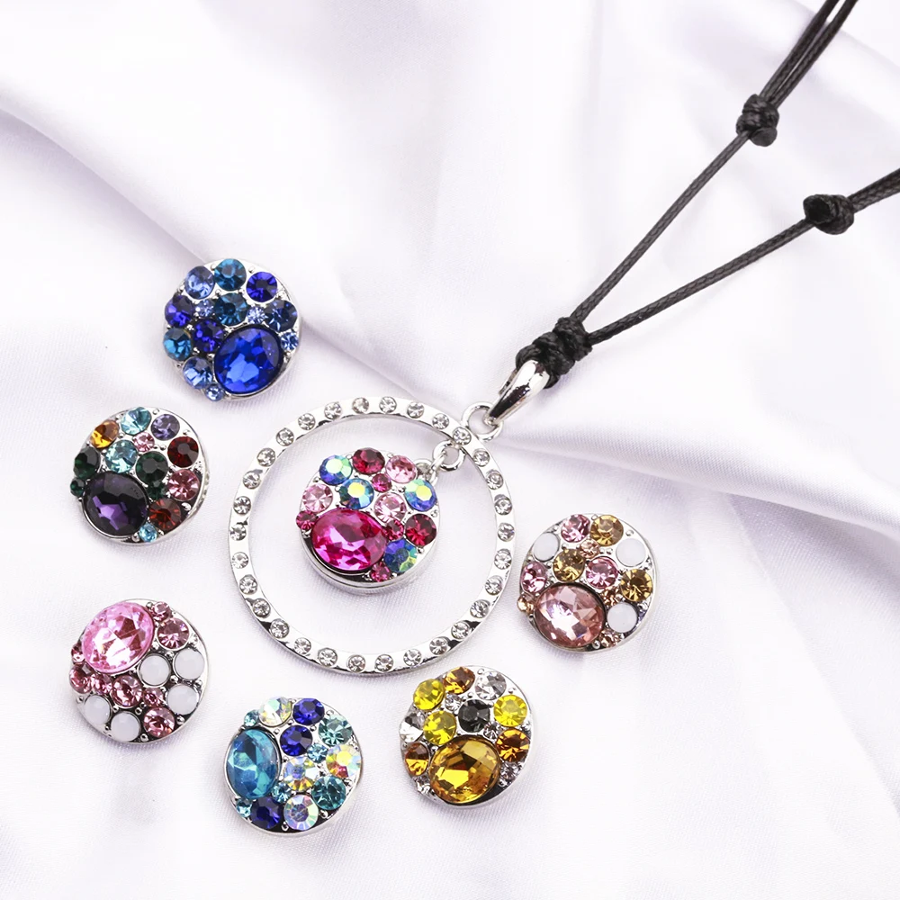 18mm Snap Button Simple Fashion Hand woven Adjustable Pendant Necklace Set Jewelry for Women
18mm Snap Button Simple Fashion Hand woven Adjustable Pendant Necklace Set Jewelry for Women