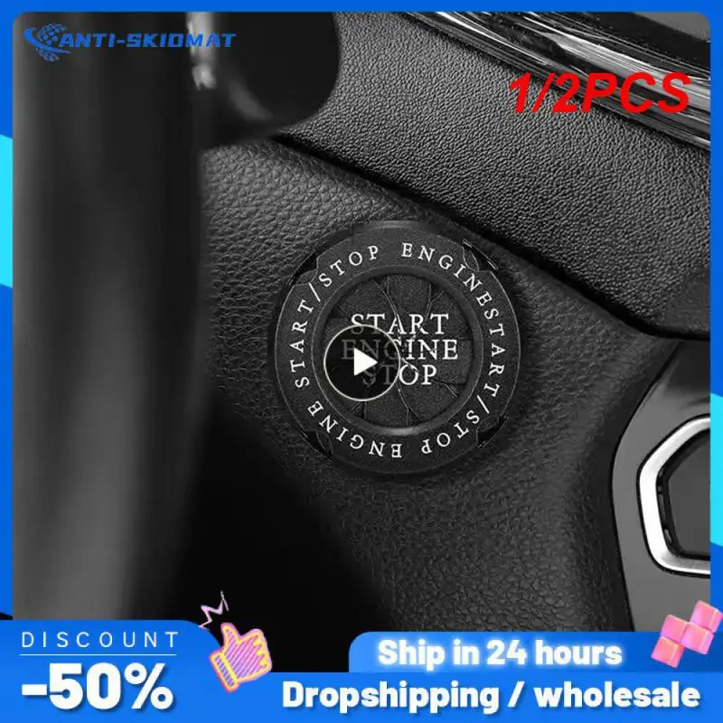1/2PCS Motorcycle Car Engine Start Stop Button Cover Ignition Switch Rotatable Protection Interior DecoratIon Decor Sticker
1/2PCS Motorcycle Car Engine Start Stop Button Cover Ignition Switch Rotatable Protection Interior DecoratIon Decor Sticker