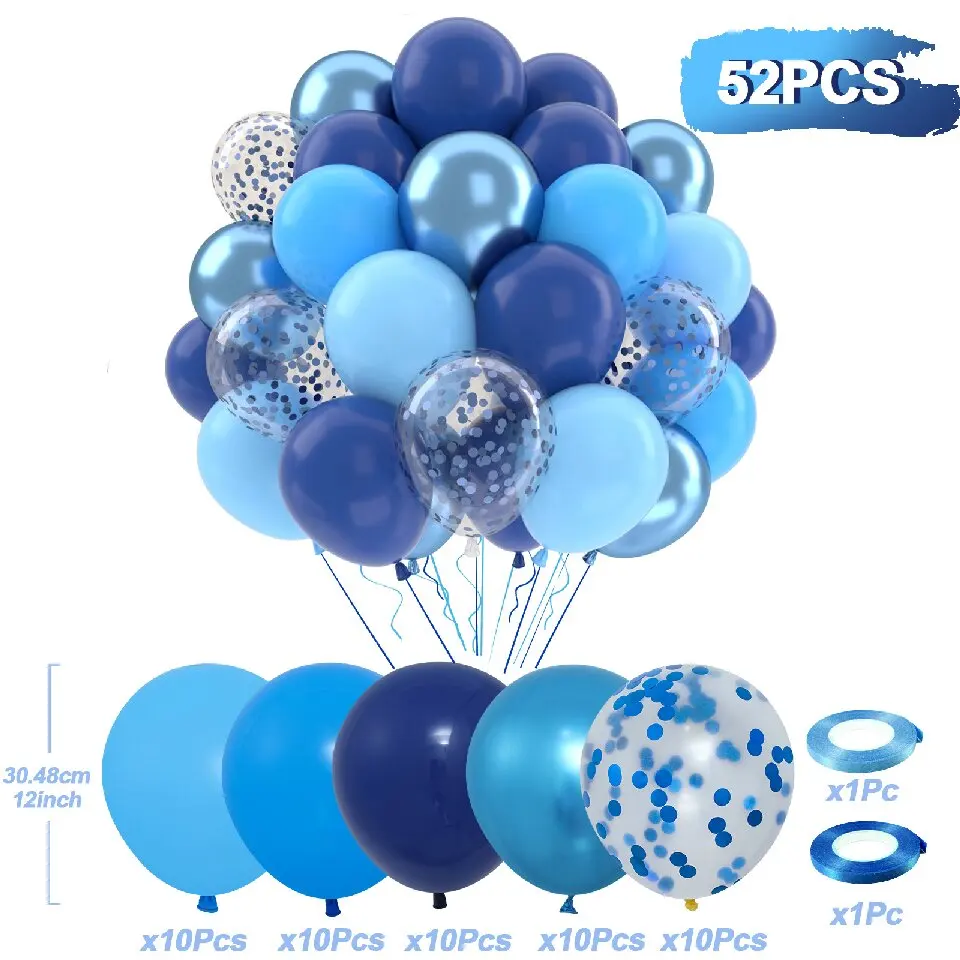32 перламутрово-синих шаров 10 дюймов
32 перламутрово-синих шаров 10 дюймов
