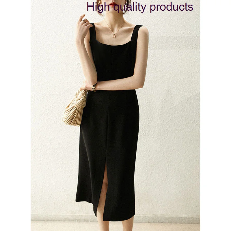 Style French Square Neck Skirts Women Spring Summer New Design Solid Color Slim Thin Female Irregular Suspender Dress
Style French Square Neck Skirts Women Spring Summer New Design Solid Color Slim Thin Female Irregular Suspender Dress