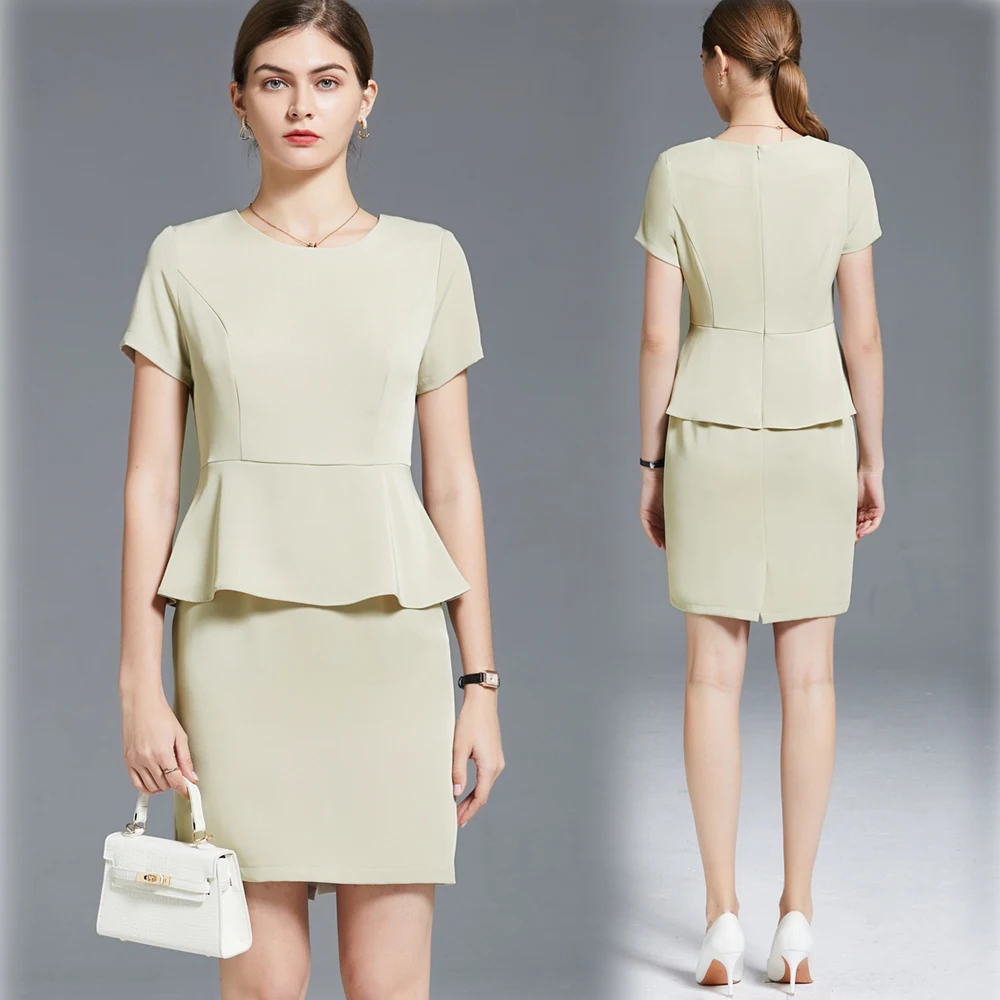 French Summer Women Vintage Solid Color with Ruffle Sleeve Elegant Dresses Business Formal French Dress Slim Pencil Dress
French Summer Women Vintage Solid Color with Ruffle Sleeve Elegant Dresses Business Formal French Dress Slim Pencil Dress