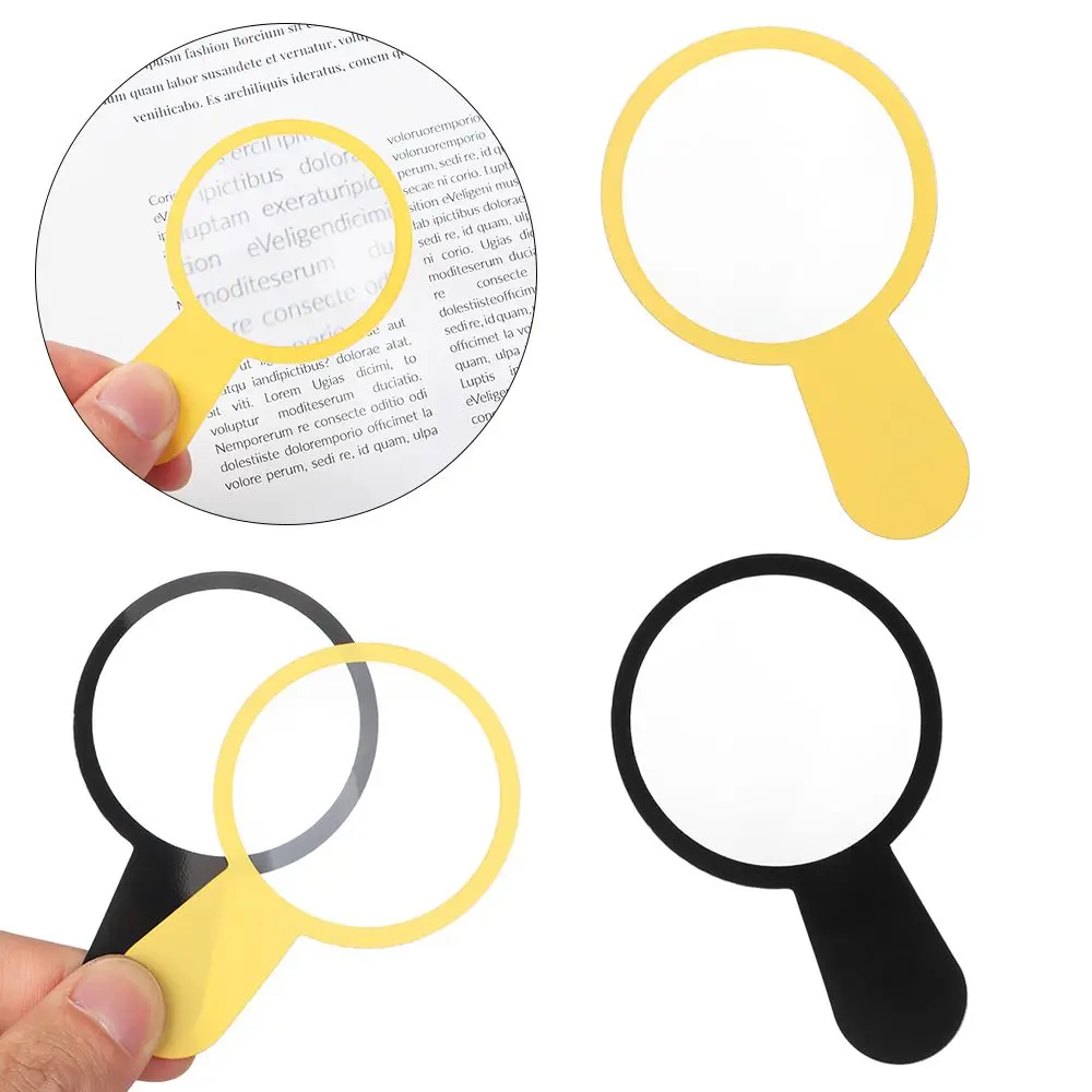 

5/10pcs Plastic Insect viewer Mini Pocket 45mm Jewelry Loupe Reading Glass Lens 3X Magnifying Hand Held Magnifier