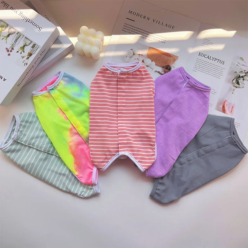 Pet Sterilization Clothing Tie Dyed Striped Fashion Jumpsuit Postoperative Clothes Breathable Four Seasons Clothes XXS Yorkshire
Pet Sterilization Clothing Tie Dyed Striped Fashion Jumpsuit Postoperative Clothes Breathable Four Seasons Clothes XXS Yorkshire