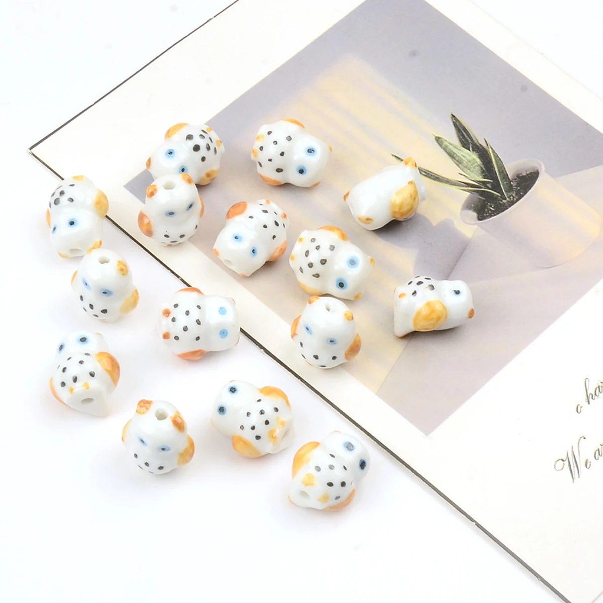 Cute Owl-shaped Ceramic Beads for Jewelry Making Loose Spacer Procelain Beads Handmade Jewelry Diy Accessories
Cute Owl-shaped Ceramic Beads for Jewelry Making Loose Spacer Procelain Beads Handmade Jewelry Diy Accessories