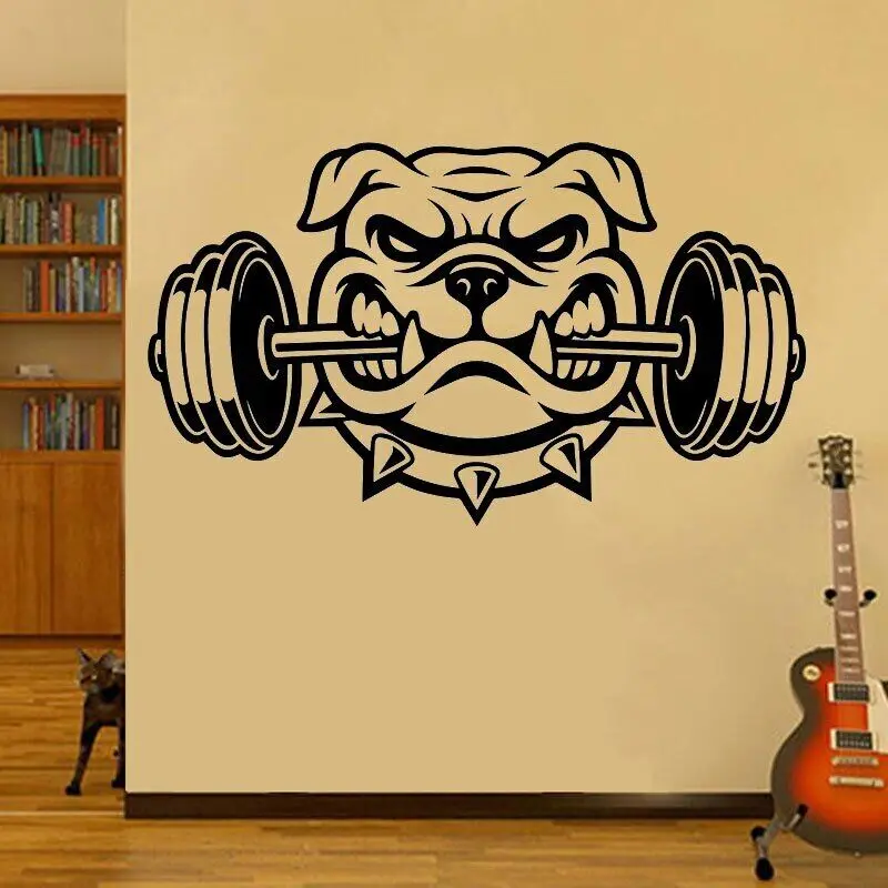 Gym Sports Wall Decal Bull Dog Pattern Art Vinyl Gym Wall Decal Home Boy Bedroom Workout Modern Decoration 7586
Gym Sports Wall Decal Bull Dog Pattern Art Vinyl Gym Wall Decal Home Boy Bedroom Workout Modern Decoration 7586