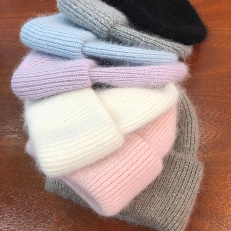 2022 Fashion Winter Hat For Womens Solid Color Real Rabbit Fur Beanies Hat For Woman Knit Bonnet Female Warm Skullies Beanies
2022 Fashion Winter Hat For Womens Solid Color Real Rabbit Fur Beanies Hat For Woman Knit Bonnet Female Warm Skullies Beanies