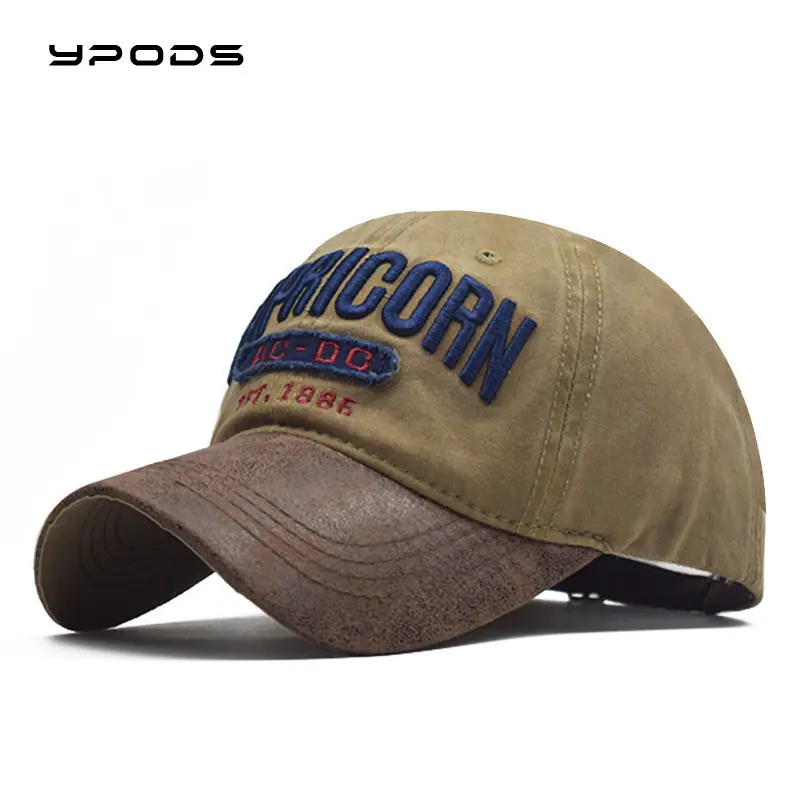 Spring New PU Splice Distressed Cotton Washed Baseball Hat 3D Letter 3D Embroidery Sunshade Hat
Spring New PU Splice Distressed Cotton Washed Baseball Hat 3D Letter 3D Embroidery Sunshade Hat