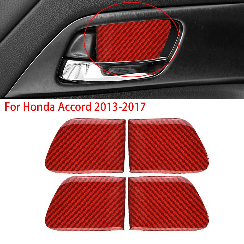 4PCS Car Interior Door Handle Bowl Cover Trim Stickers For Honda For Accord 2013-2017 Auto Interior Accessories
4PCS Car Interior Door Handle Bowl Cover Trim Stickers For Honda For Accord 2013-2017 Auto Interior Accessories