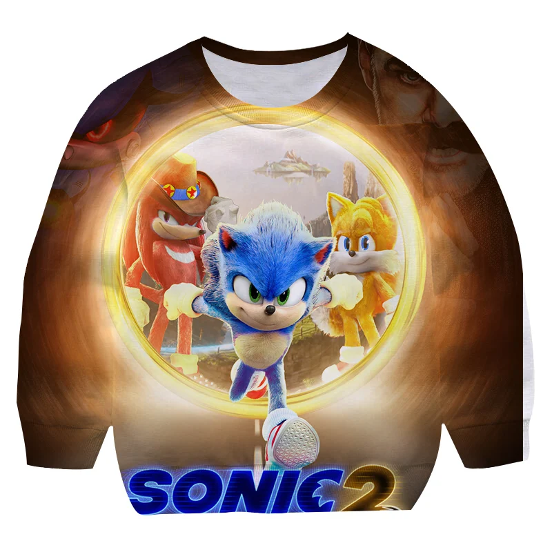 2022 year kids Cute sonic Round neck cartoon hoodie Funny Sonic hoodie Kid Cartoon Sweatshirts Girls winter Round neck cool tops
2022 year kids Cute sonic Round neck cartoon hoodie Funny Sonic hoodie Kid Cartoon Sweatshirts Girls winter Round neck cool tops