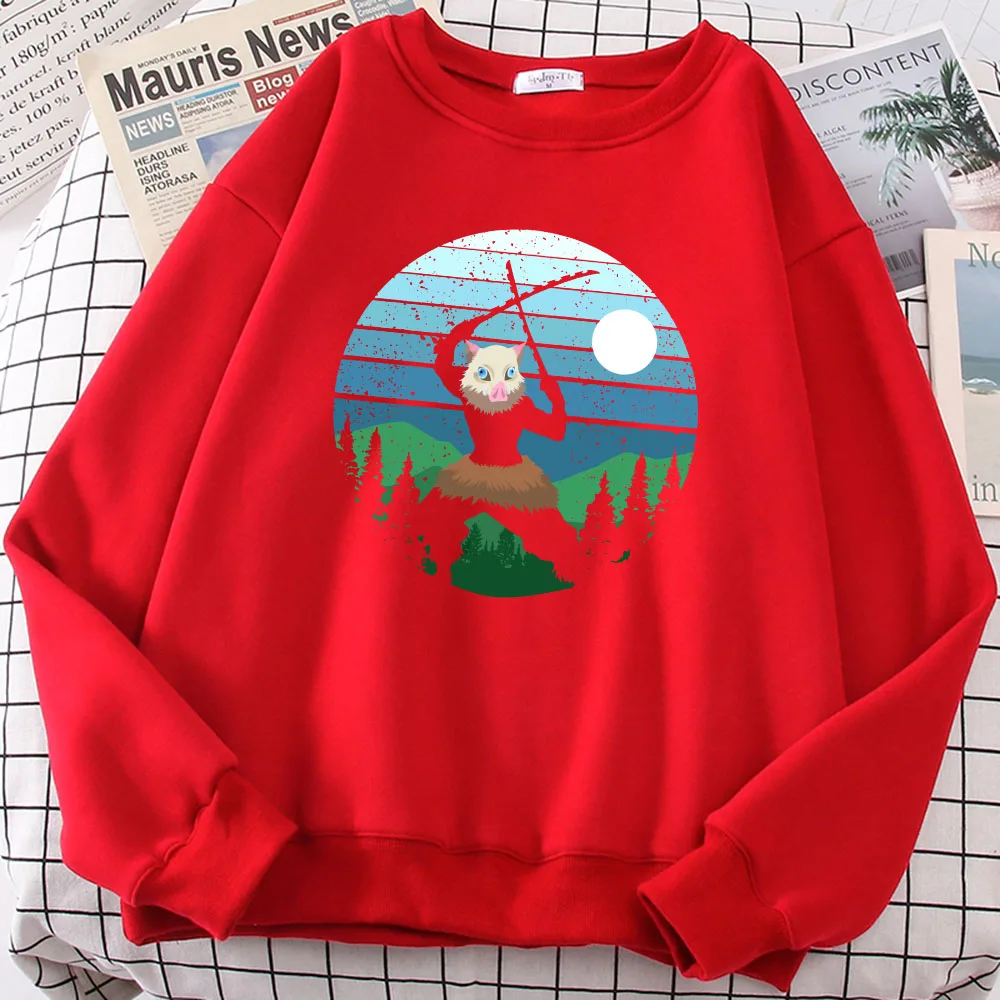 Demon Slayer Hashibira Inosuke Vintage Background Sweater Autumn New Sweatshirt Oversize Crewneck Clothes Cute Fleece Women Tops
Demon Slayer Hashibira Inosuke Vintage Background Sweater Autumn New Sweatshirt Oversize Crewneck Clothes Cute Fleece Women Tops