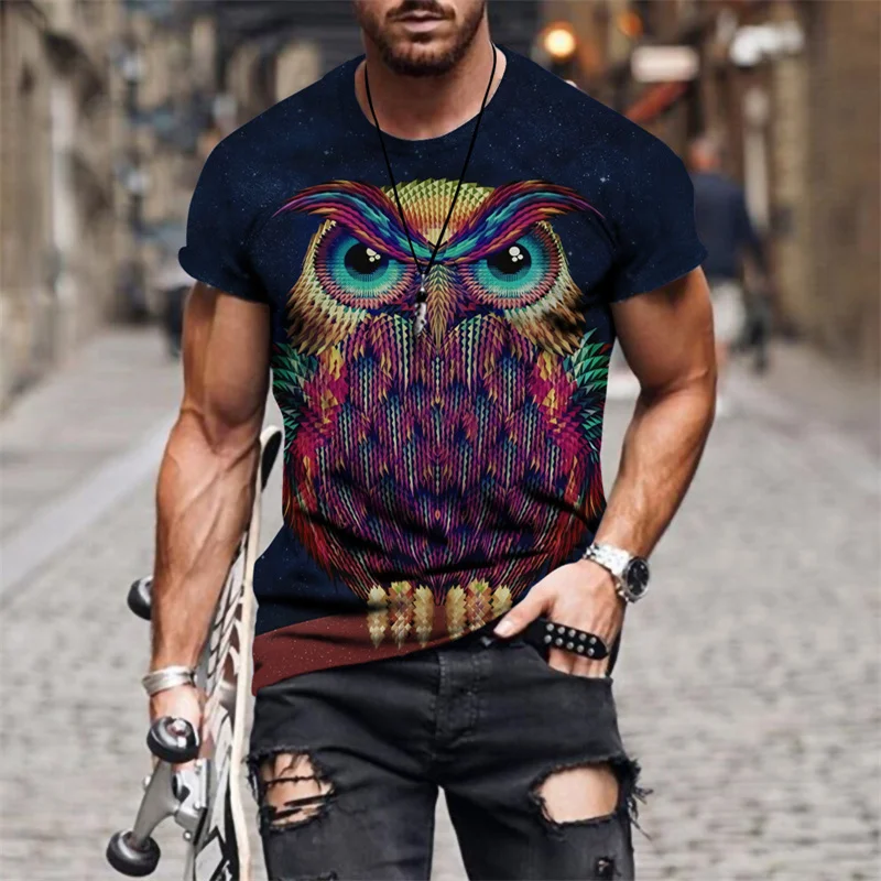 Summer European and American new 3D digital printed men's sports T-shirt with loose short sleeves 3D sports leisure
Summer European and American new 3D digital printed men's sports T-shirt with loose short sleeves 3D sports leisure
