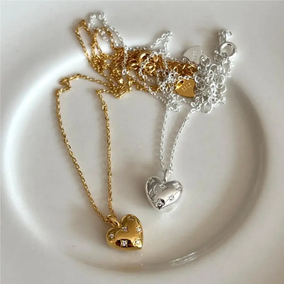 Kinel 925 Sterling Silver Original Certified Zirconia Love Necklac e For Women New Fashion Creative Design Anniversary Gifts
Kinel 925 Sterling Silver Original Certified Zirconia Love Necklac e For Women New Fashion Creative Design Anniversary Gifts