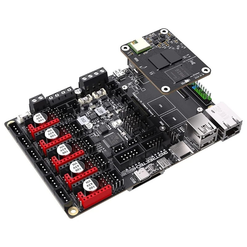 BIGTREETECH Manta M5P + CB1 материнская плата 64-битная бесшумная плата управления для Ender3 Voron
BIGTREETECH Manta M5P + CB1 материнская плата 64-битная бесшумная плата управления для Ender3 Voron