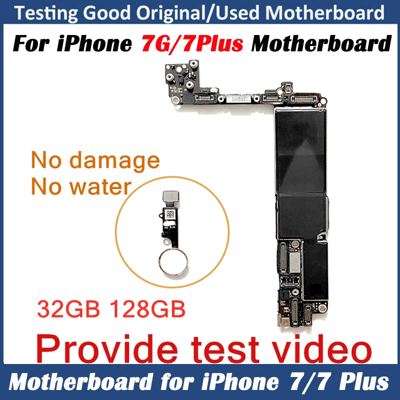 32GB / 128GB for iphone 7 Motherboard With Touch ID/Without Touch ID,100% Original Unlocked for iphone 7 Plus Logic Boards
32GB / 128GB for iphone 7 Motherboard With Touch ID/Without Touch ID,100% Original Unlocked for iphone 7 Plus Logic Boards