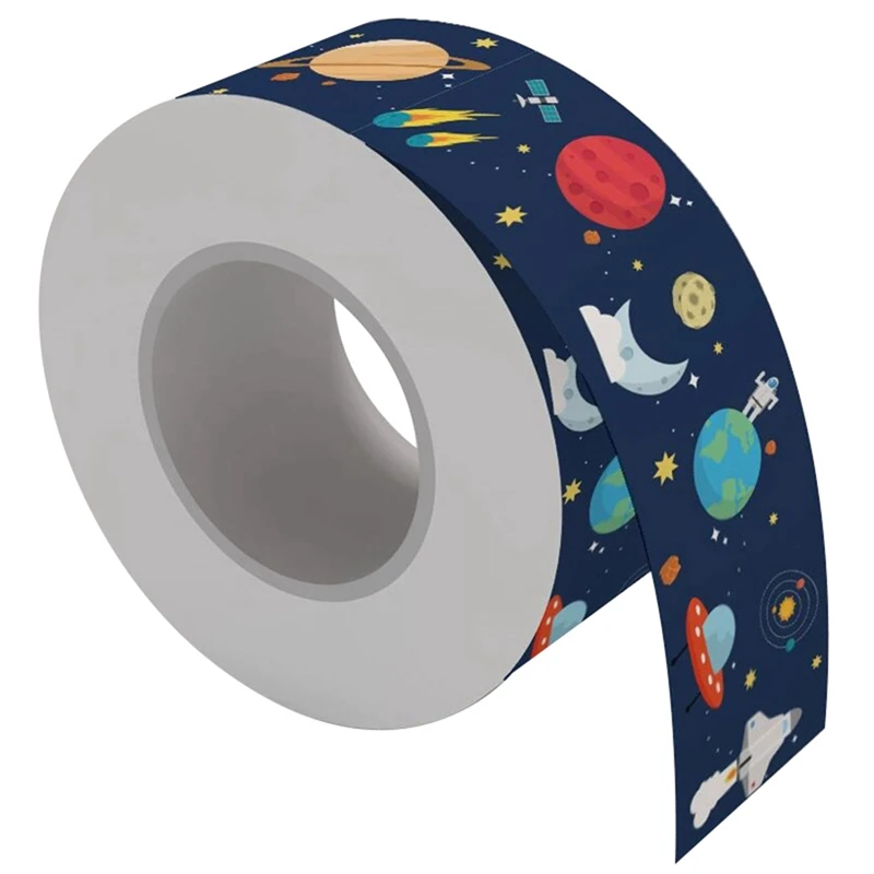 1 Roll Space Planet Border Trim 65.6Ft Borders Stickers Back-To-School Decoration Borders For Black Board Trim 
1 Roll Space Planet Border Trim 65.6Ft Borders Stickers Back-To-School Decoration Borders For Black Board Trim