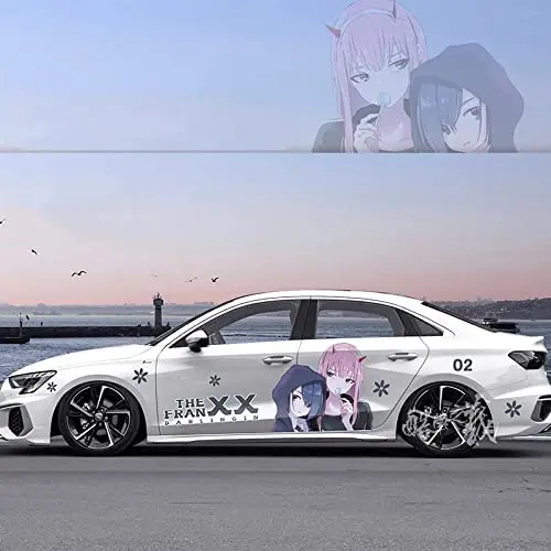Darling in The FranXX Zero Two Anime Car Stickers Car Stickers on The Left and Right Sides, Car Sticker for Universal Sunscreen
Darling in The FranXX Zero Two Anime Car Stickers Car Stickers on The Left and Right Sides, Car Sticker for Universal Sunscreen