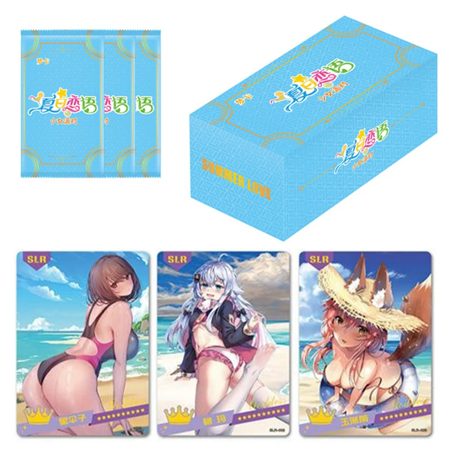 The New Summer Love Words Goddess Card Girl Party Card Swimsuit Girl Paper URP Bump Cold Bronzing Gold SLR Card Collection Card
The New Summer Love Words Goddess Card Girl Party Card Swimsuit Girl Paper URP Bump Cold Bronzing Gold SLR Card Collection Card