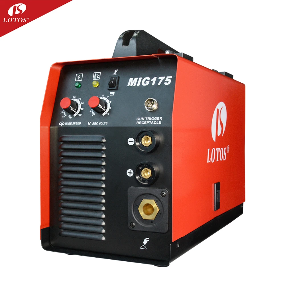 Lotos American best brand welder 200 a mig welding machine without gas with flux cored welding wire mig welders for sale
Lotos American best brand welder 200 a mig welding machine without gas with flux cored welding wire mig welders for sale