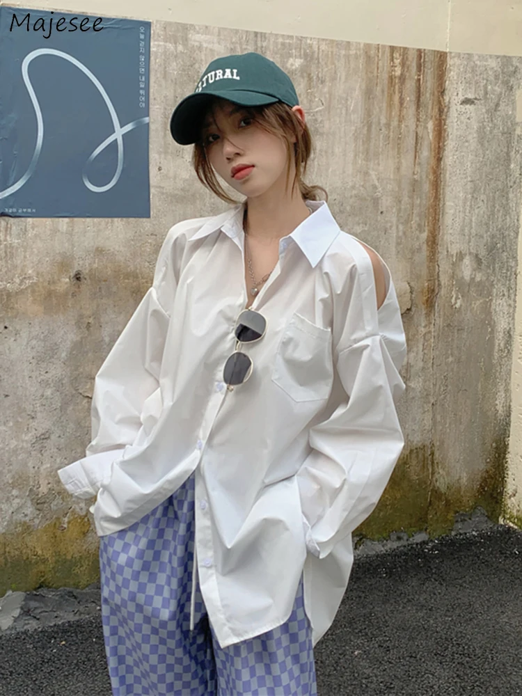 Off-shoulder Shirts Women Sun-proof Thin Fall New Arrival Cool Teens Elegant Streetwear Holiday Ulzzang All-match Mujer Camisas
Off-shoulder Shirts Women Sun-proof Thin Fall New Arrival Cool Teens Elegant Streetwear Holiday Ulzzang All-match Mujer Camisas