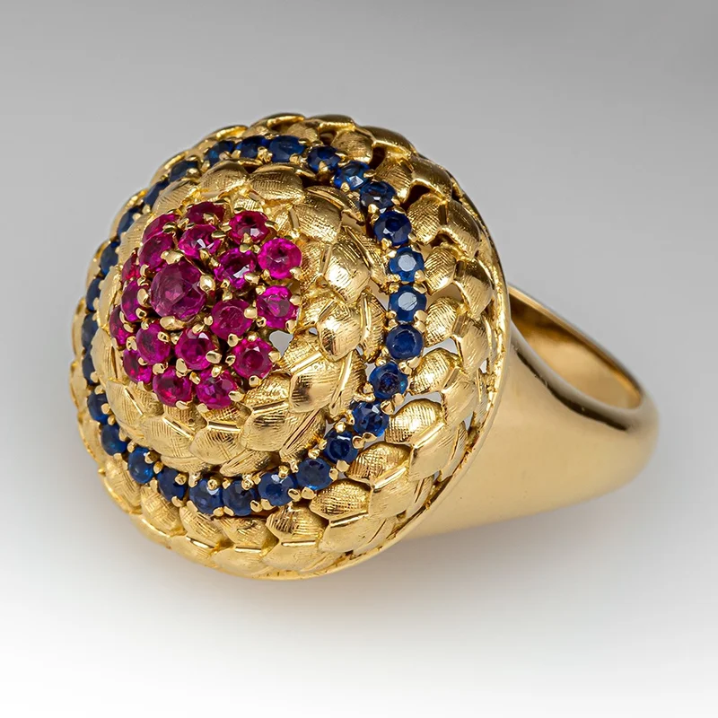 Elegant Ethnic Gold Color Geometric Round Blossom Shaped Ring Inlaid Blue Red Rhinestone Crystal for Women Party Jewelry
Elegant Ethnic Gold Color Geometric Round Blossom Shaped Ring Inlaid Blue Red Rhinestone Crystal for Women Party Jewelry