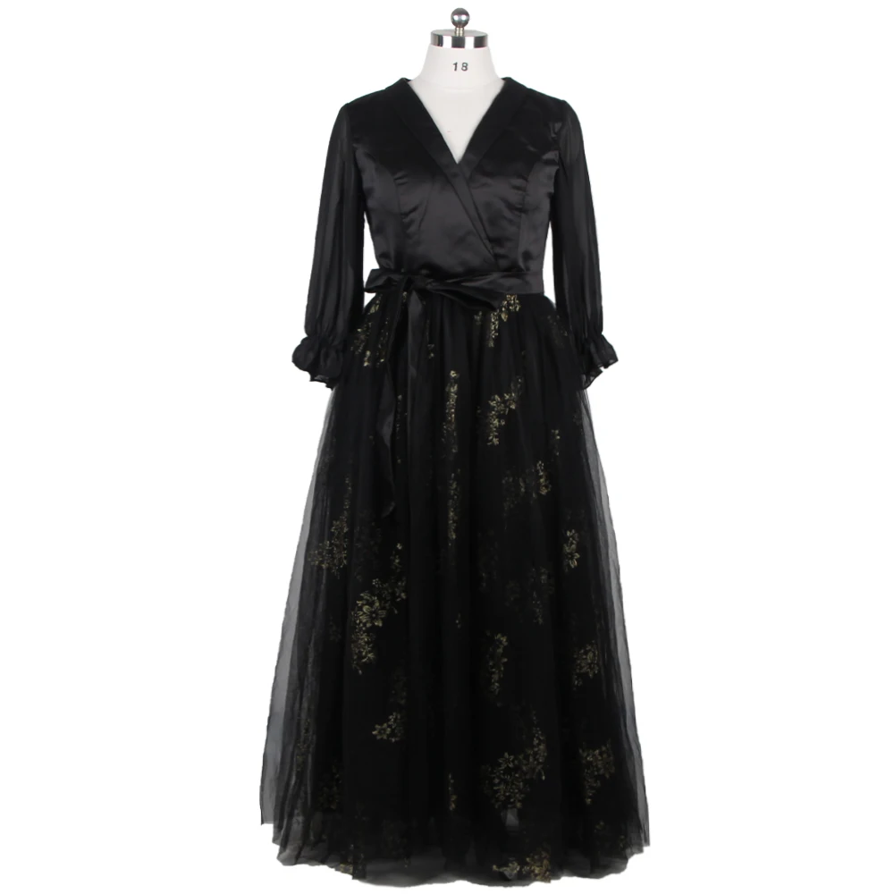 It's Yiiya Clearance Size 18 Evening Dress Black V-neck Full Sleeves Zipper Back A-line Floor Length Woman Party Dresses LF140
It's Yiiya Clearance Size 18 Evening Dress Black V-neck Full Sleeves Zipper Back A-line Floor Length Woman Party Dresses LF140