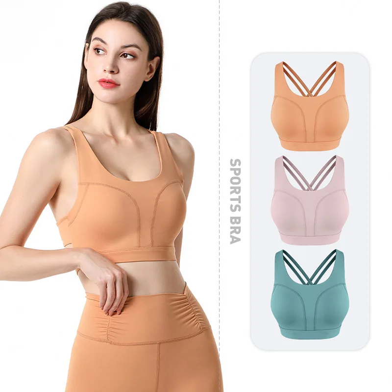 Antibom Sexy Beautiful Back Yoga Bra Gathered Shockproof Sports Underwear with Chest Pad Push Up Fitness Workout Vest Woman
Antibom Sexy Beautiful Back Yoga Bra Gathered Shockproof Sports Underwear with Chest Pad Push Up Fitness Workout Vest Woman