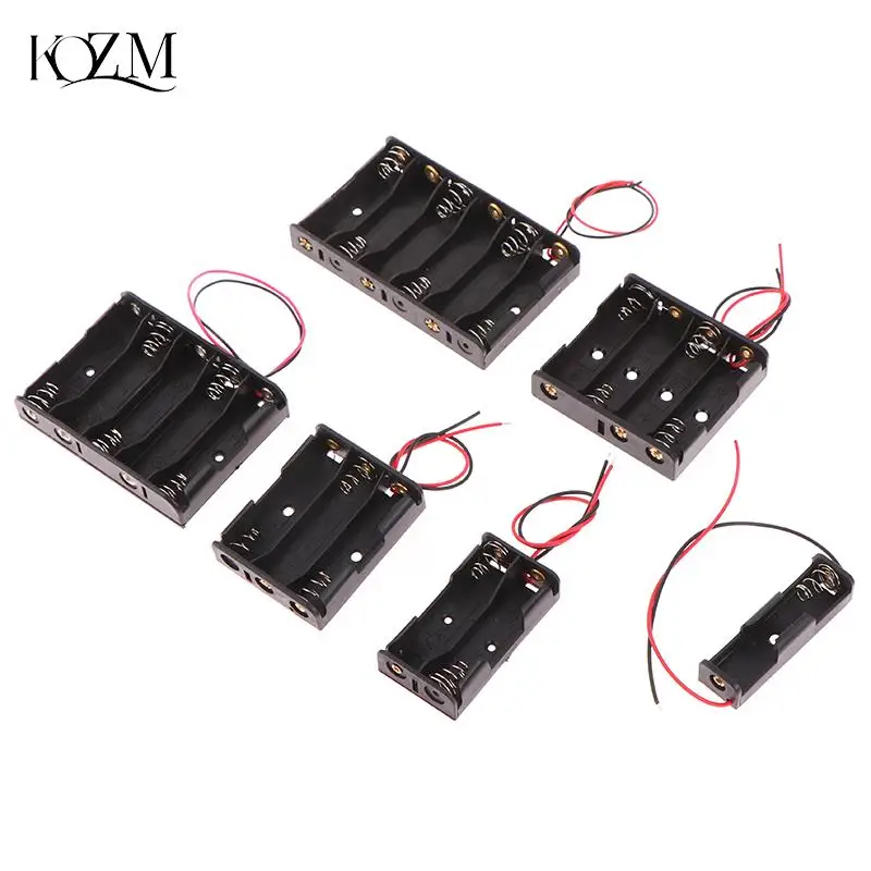 1 2 3 4 5 6 Slots 3V AA Battery Case Box AA LR6 HR6 Battery Holder Storage Case With Lead Wire Bateria Protection Container
1 2 3 4 5 6 Slots 3V AA Battery Case Box AA LR6 HR6 Battery Holder Storage Case With Lead Wire Bateria Protection Container