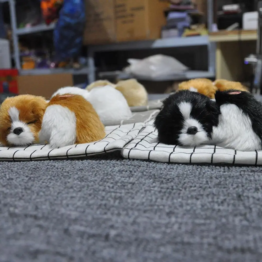 Simulation Puppy Ornaments Realistic Sleeping Dog Plush Doll Sound Mat Home Car Cashboard Decoration Gift
Simulation Puppy Ornaments Realistic Sleeping Dog Plush Doll Sound Mat Home Car Cashboard Decoration Gift