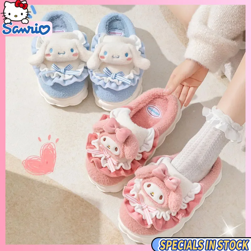 Original Hello Kitty Women Can Wear Cute Soft Soled Cotton Shoes Outside with Warm and Sanrio Thick Insulation Indoors In Winter
Original Hello Kitty Women Can Wear Cute Soft Soled Cotton Shoes Outside with Warm and Sanrio Thick Insulation Indoors In Winter