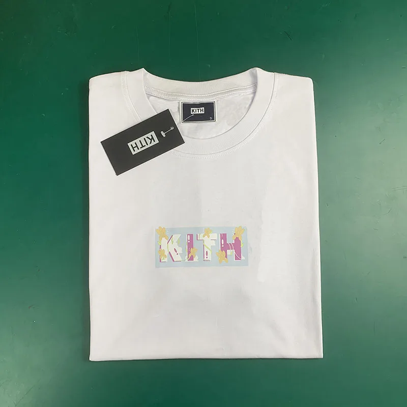 Футболка с логотипом Kith Box, футболка с цветочным принтом для мужчин и женщин, высококачественные хлопковые топы оверсайз с кайтом
Футболка с логотипом Kith Box, футболка с цветочным принтом для мужчин и женщин, высококачественные хлопковые топы оверсайз с кайтом