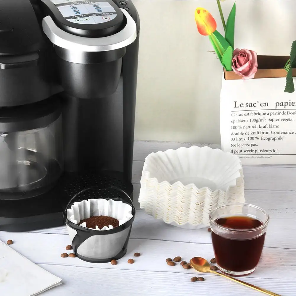 100pcs Disposable Coffee Filters Natural Wood Pulp Perfect Drip Full Flavor No Coffee-ground Residue Dm03 112 X 112 X 63mm
100pcs Disposable Coffee Filters Natural Wood Pulp Perfect Drip Full Flavor No Coffee-ground Residue Dm03 112 X 112 X 63mm