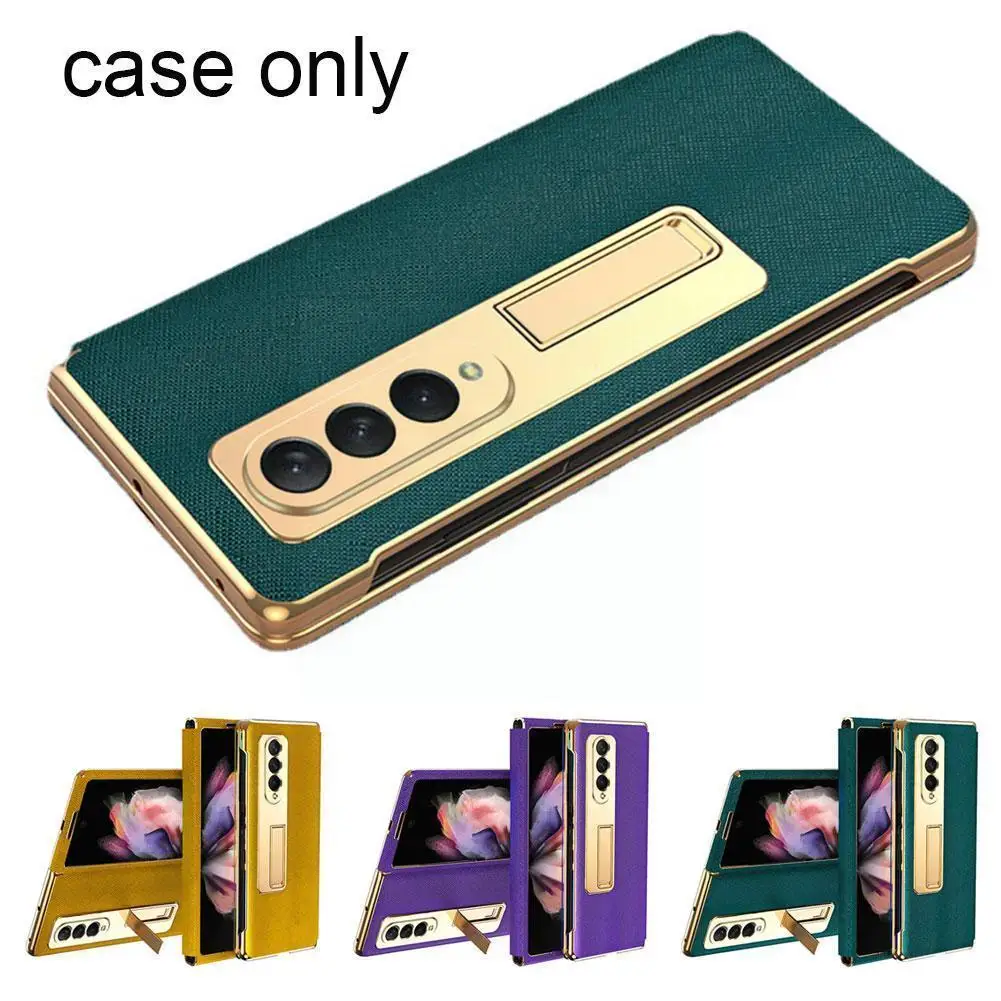 Luxury For Z Fold 3 Folding Screen Leather Mobile Phone Pattern Bracket Full Cove G5x4
Luxury For Z Fold 3 Folding Screen Leather Mobile Phone Pattern Bracket Full Cove G5x4