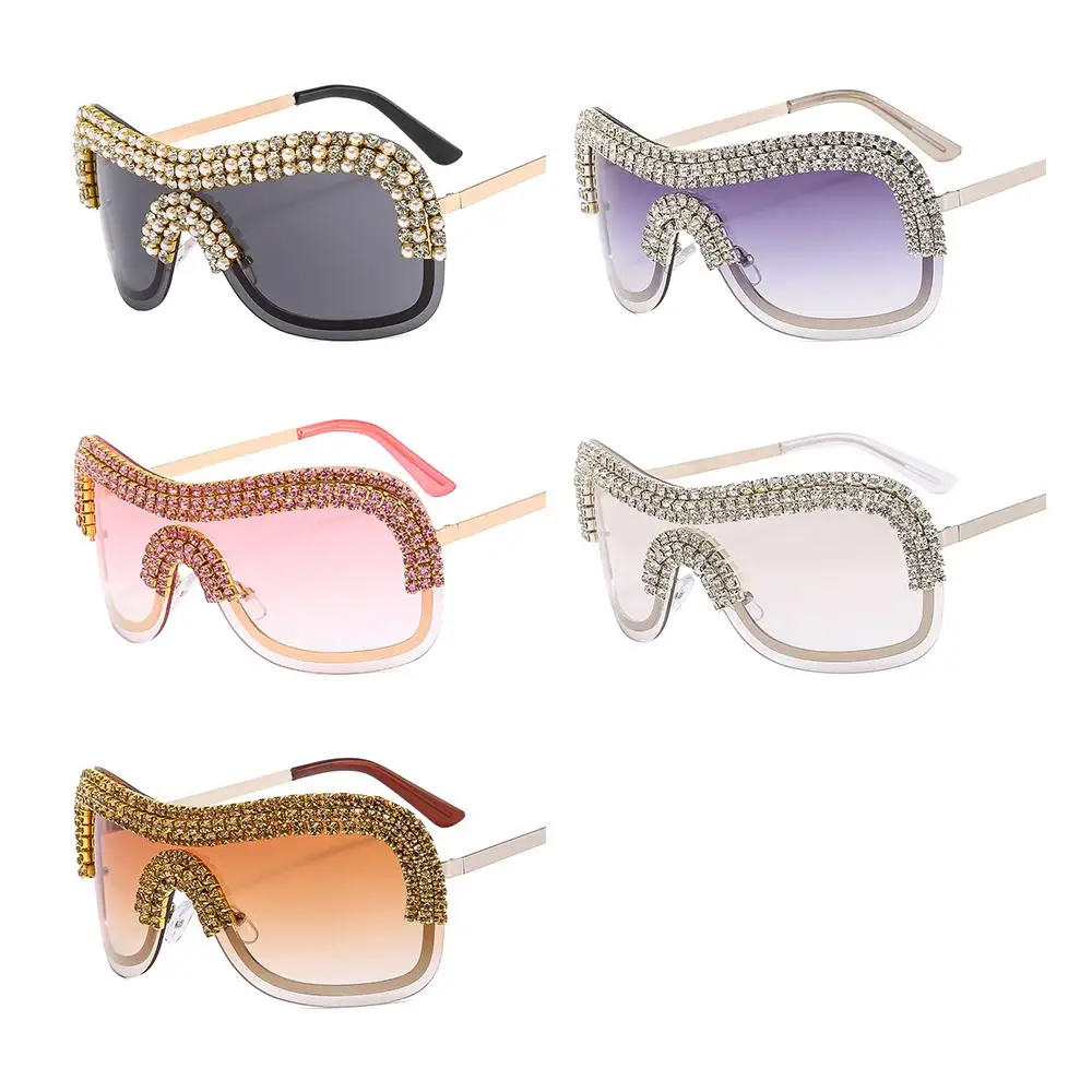 Luxury Big Metal Rimless Oversized Female Shades Diamond Sun Glasses Y2k Sunglasses
Luxury Big Metal Rimless Oversized Female Shades Diamond Sun Glasses Y2k Sunglasses